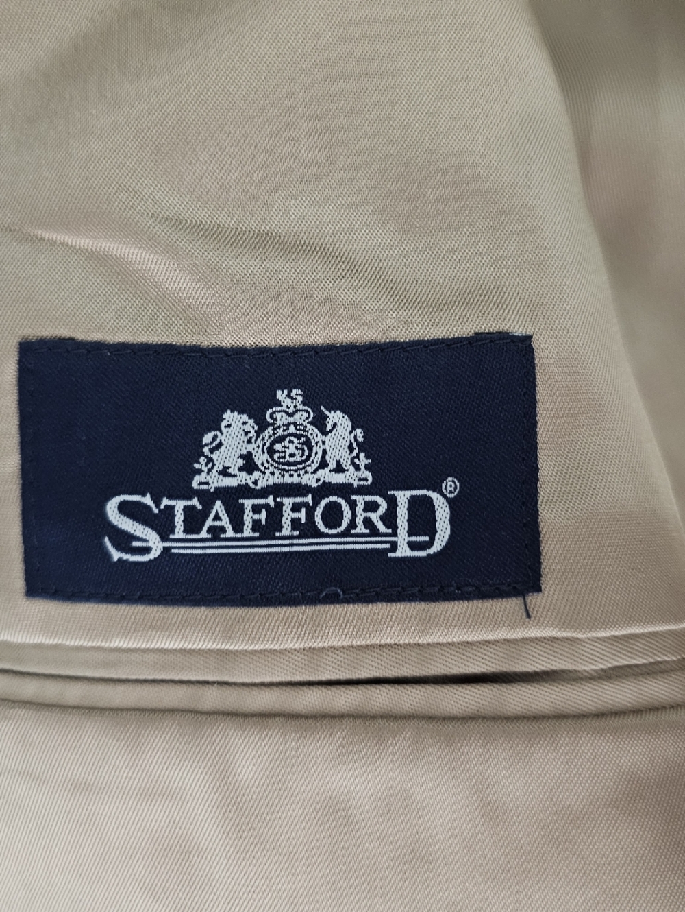 Stafford Green Blazer Gold Button 42S Vintage Wool Sport Coat Preppy Golf Inspo - Picture 12 of 16